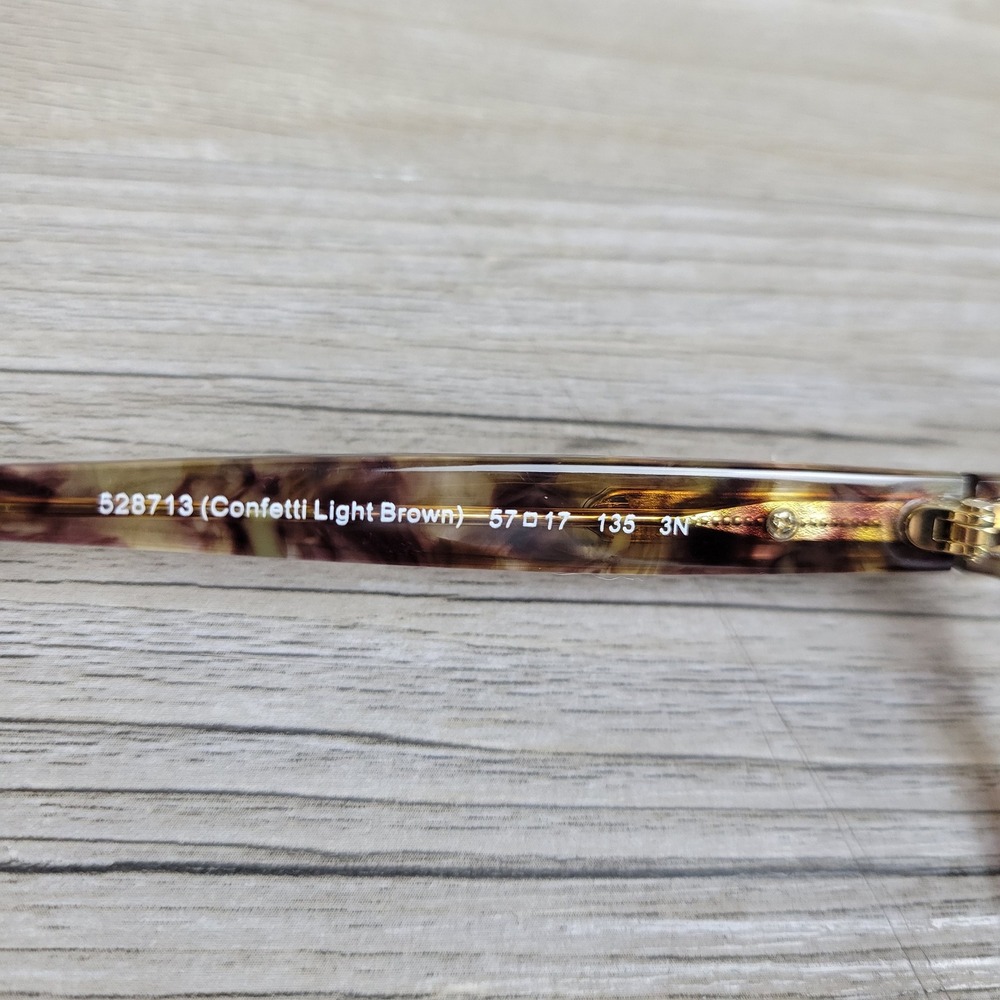 Coach Eyeglass Frames HC8132 L109 Confetti Light Brown 528713 Tortoise 57-17-135 - Picture 6 of 16